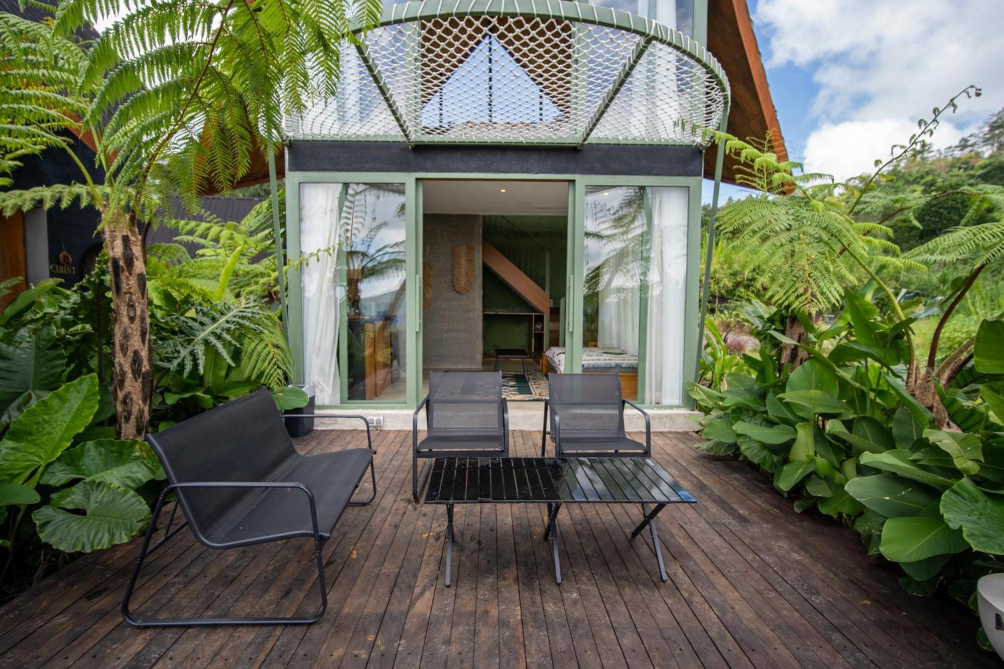 Black Wood Cabin Kintamani  Exterior photo