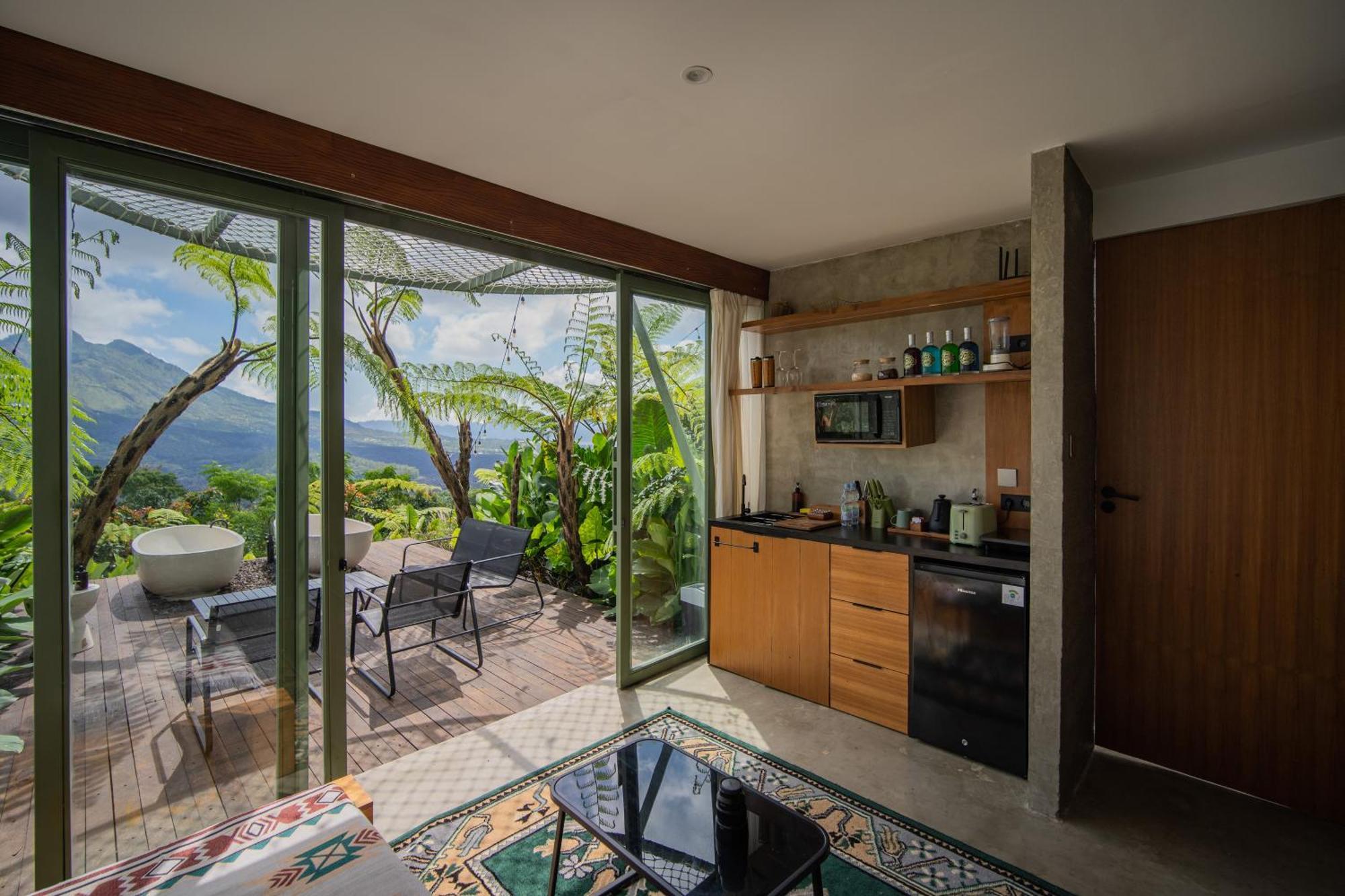 Black Wood Cabin Kintamani  Exterior photo